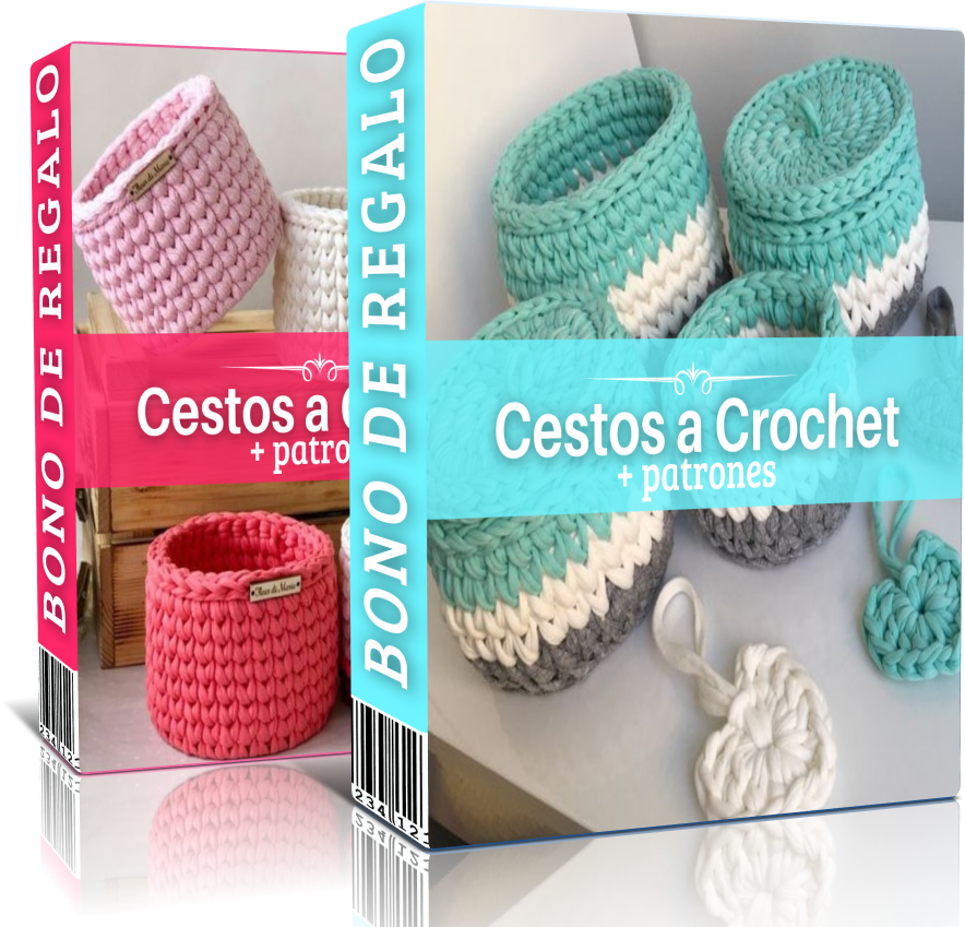 Cestos y patrones a crochet